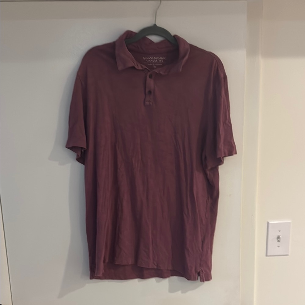 Men's Polo Shirt - Burgundy